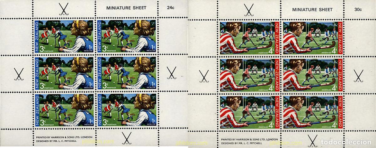 Sellos: 173432 MNH NUEVA ZELANDA 1971 HOCKEY SOBRE HIERBA.