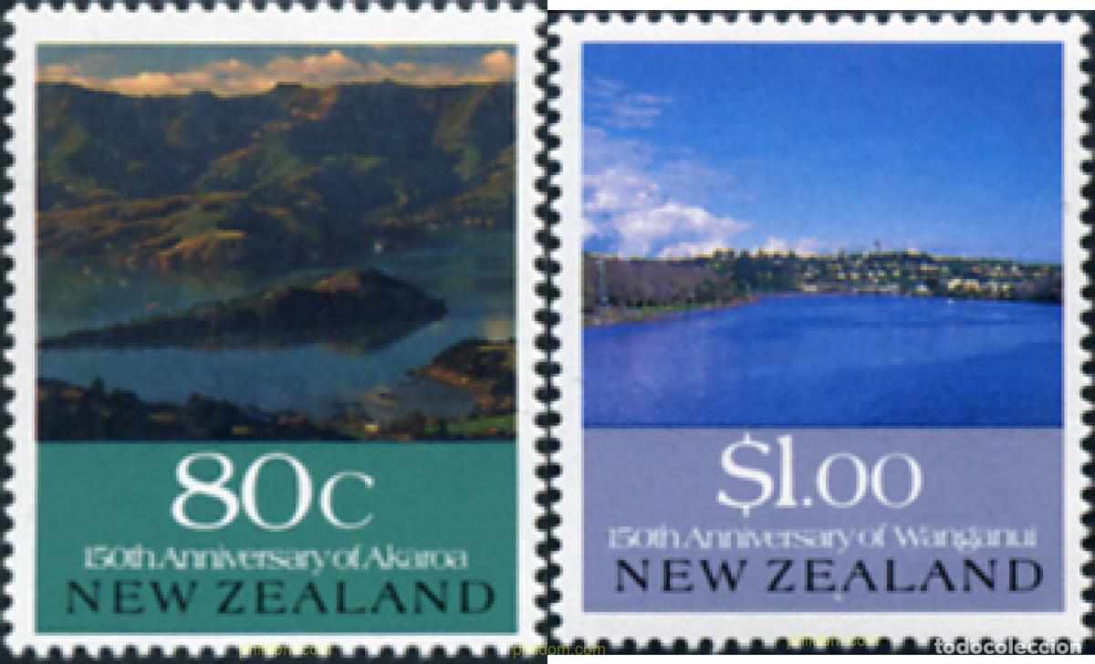 Sellos: 618804 MNH NUEVA ZELANDA 1990 150 ANIVERSARIO DE CIUDADES NEO-ZELANDESAS