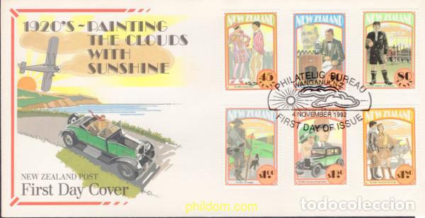 Sellos: 384761 MNH NUEVA ZELANDA 1992 LA NUEVA ZELANDA DE LOS A&Ntilde;OS 20