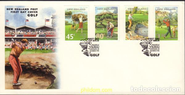 Sellos: 385870 MNH NUEVA ZELANDA 1995 GOLF EN NUEVA ZELANDA