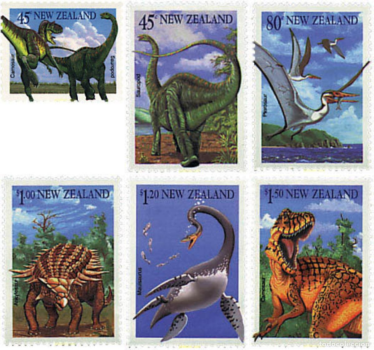 Sellos: 50017 MNH NUEVA ZELANDA 1993 FAUNA PREHISTORICA