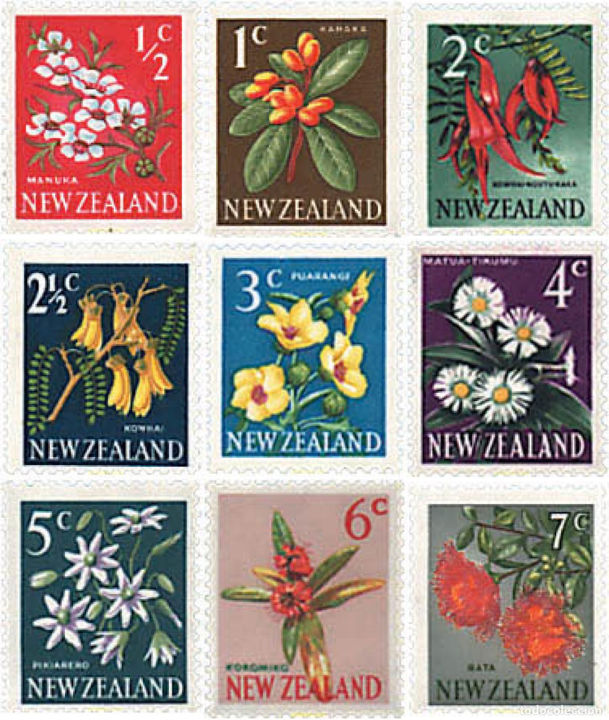 Sellos: 267551 MNH NUEVA ZELANDA 1967 MOTIVOS VARIOS