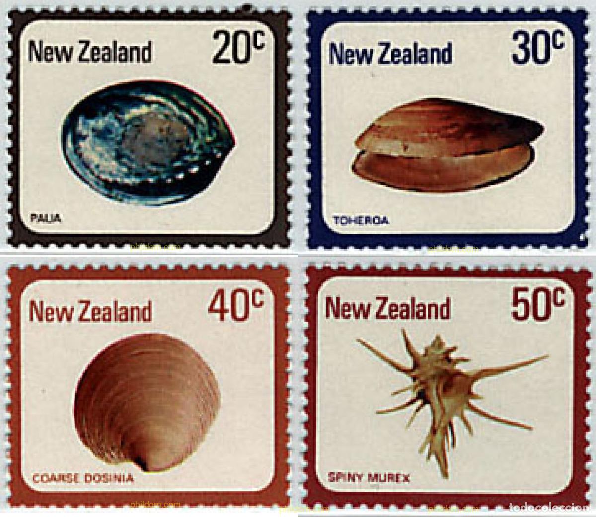 Sellos: 44656 MNH NUEVA ZELANDA 1978 CONCHAS