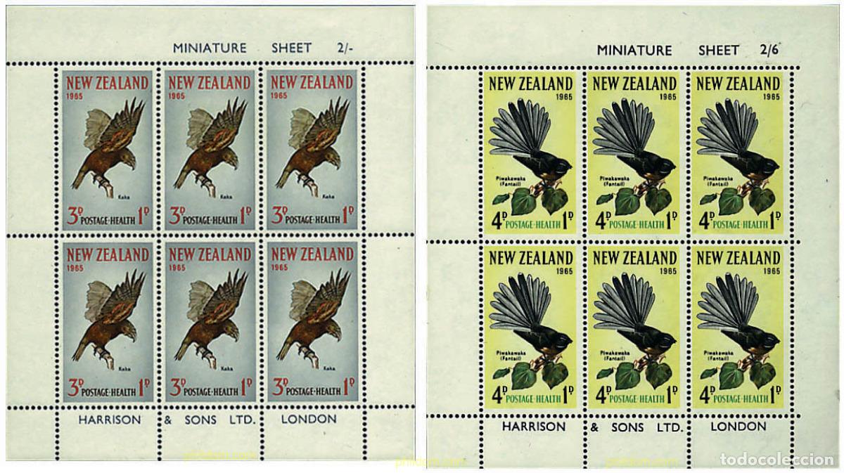 Sellos: 11607 MNH NUEVA ZELANDA 1965 SOBRETASA POR LA SANIDAD Y LA INFANCIA
