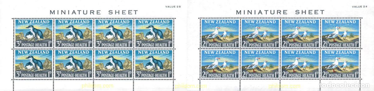 Sellos: 220583 MNH NUEVA ZELANDA 1964 SOBRETASA POR LA SANIDAD Y LA INFANCIA