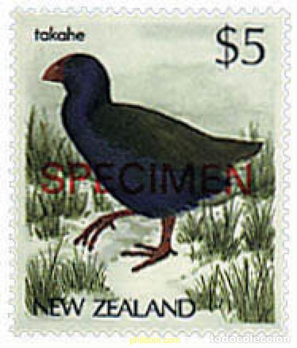 Sellos: 36890 MNH NUEVA ZELANDA 1988 PAJARO