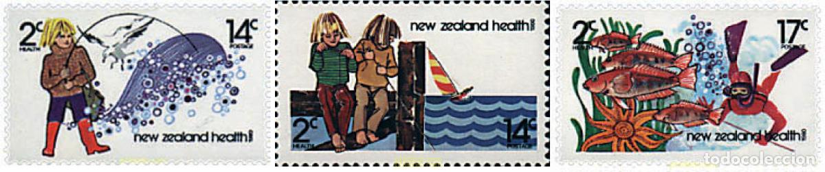 Sellos: 33594 MNH NUEVA ZELANDA 1980 SOBRETASA POR LA SANIDAD Y LA INFANCIA
