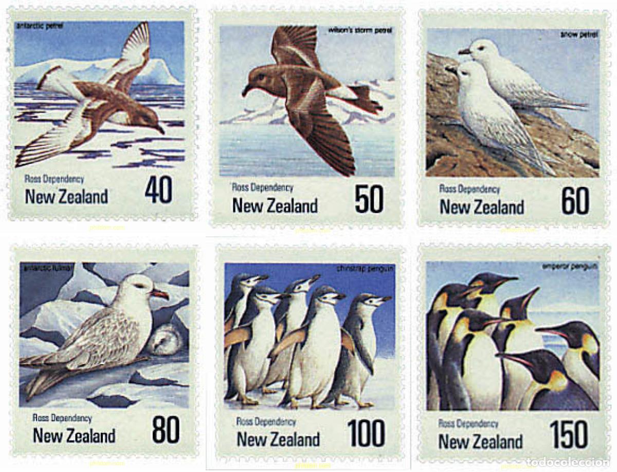 Sellos: 44691 MNH NUEVA ZELANDA 1990 AVES