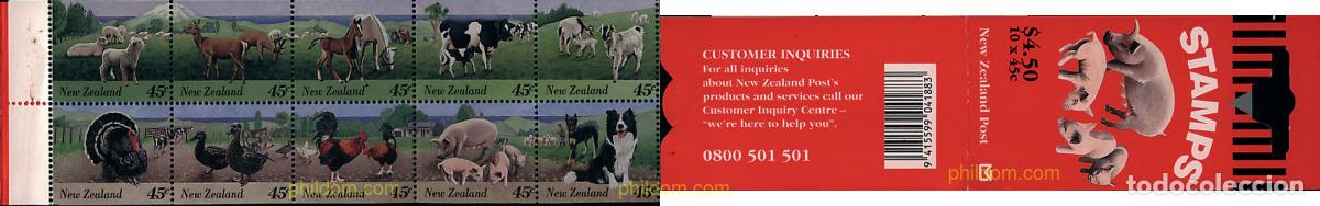 Sellos: 3106 MNH NUEVA ZELANDA 1995 ANIMALES DE GRANJA