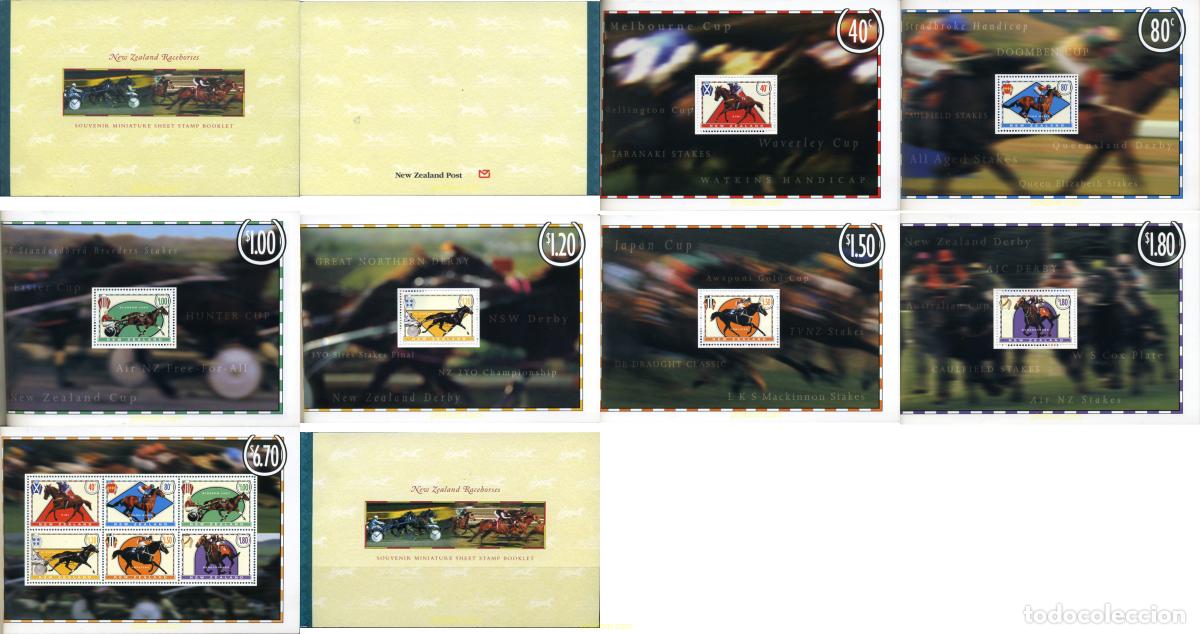 Sellos: 220351 MNH NUEVA ZELANDA 1996 CABALLOS DE CARRERAS