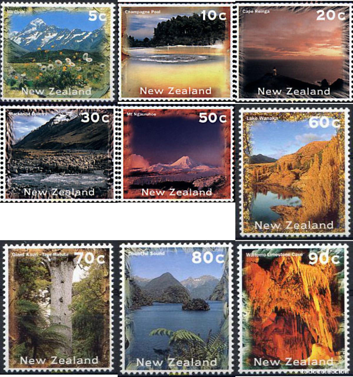 Sellos: 44732 MNH NUEVA ZELANDA 1996 PAISAJES