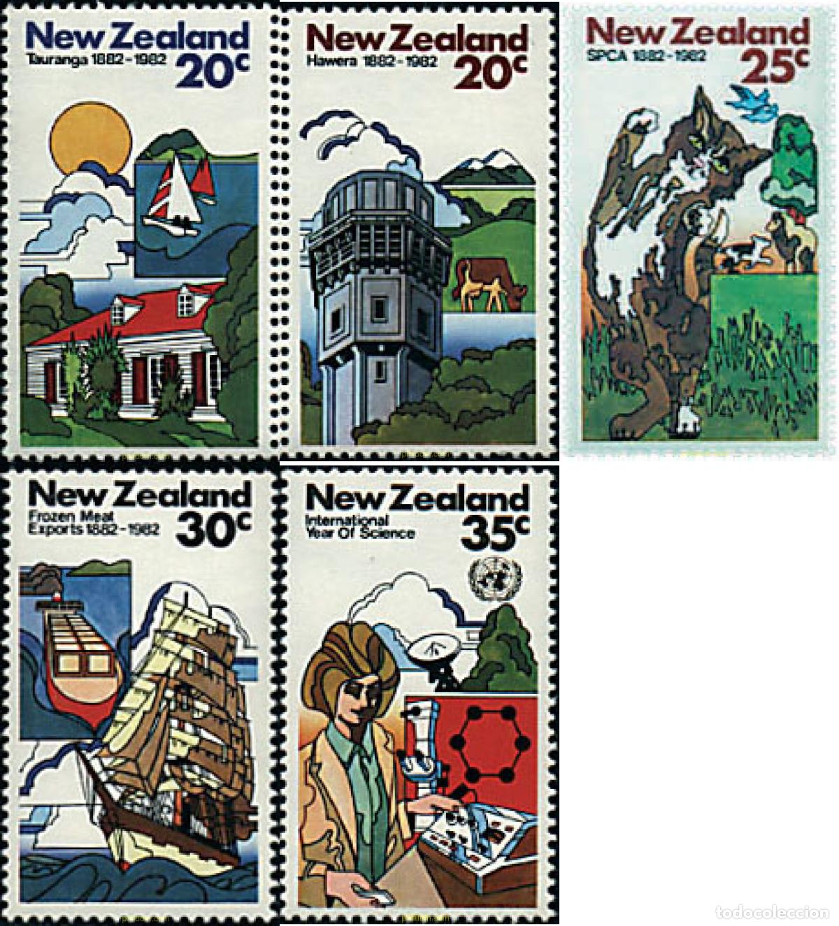 Sellos: 46645 MNH NUEVA ZELANDA 1982 CENTENARIOS Y CONMEMORACIONES