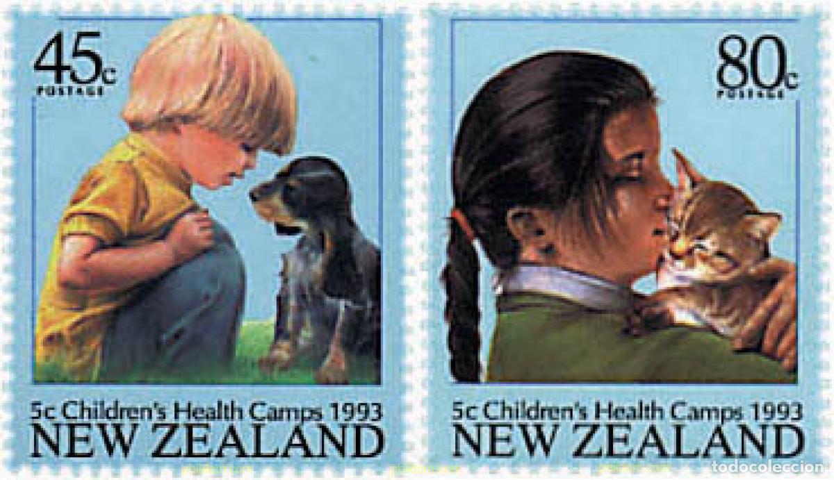 Sellos: 46648 MNH NUEVA ZELANDA 1993 PRO SALUD DE LA INFANCIA