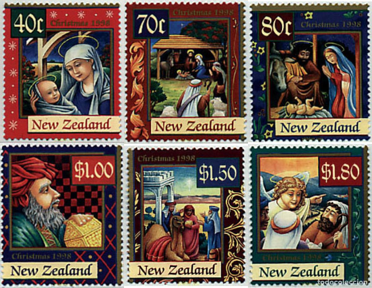 Sellos: 37895 MNH NUEVA ZELANDA 1998 NAVIDAD