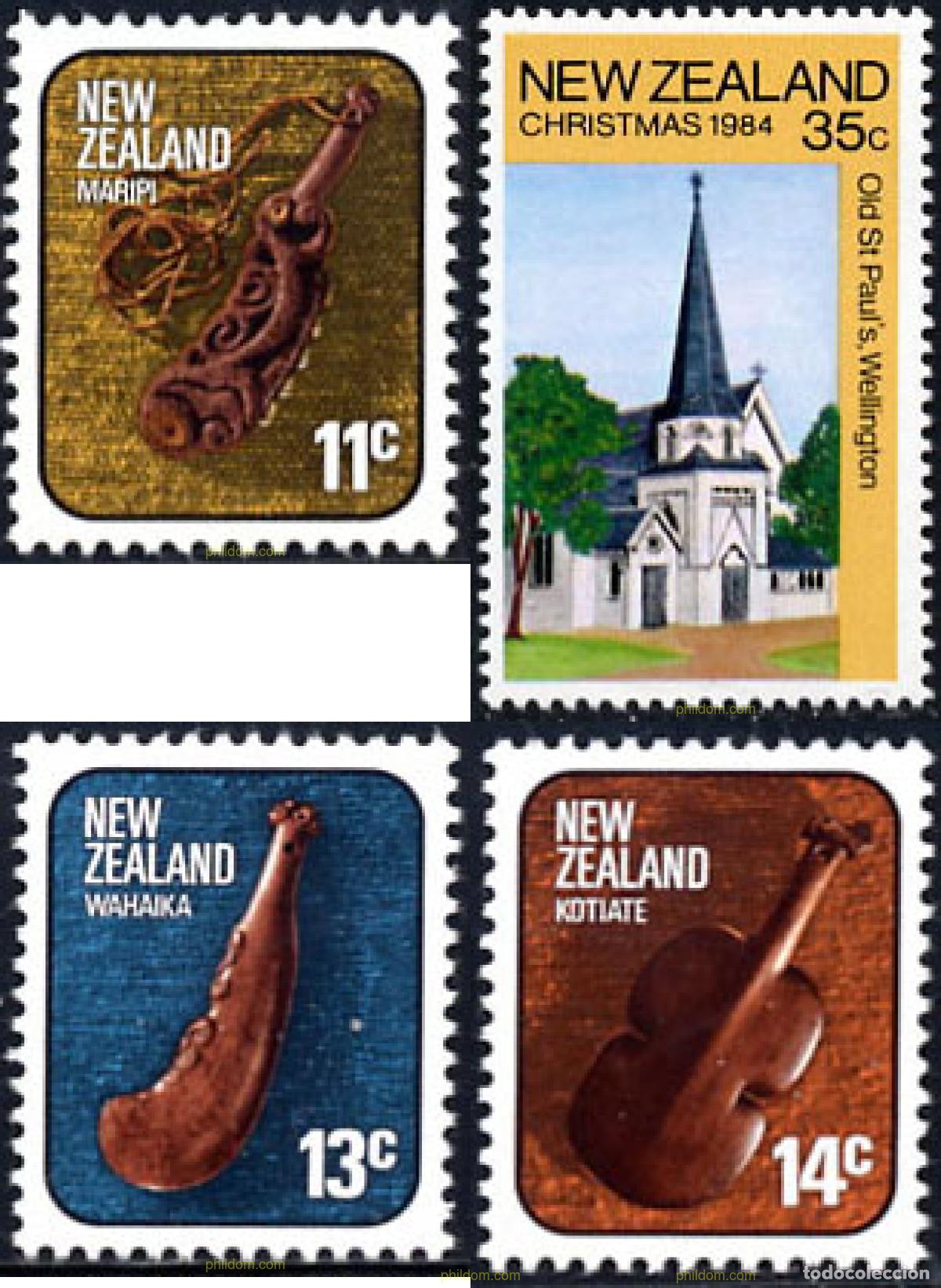 Sellos: 173261 MNH NUEVA ZELANDA 1976 INSTRUMENTOS DE MUSICA