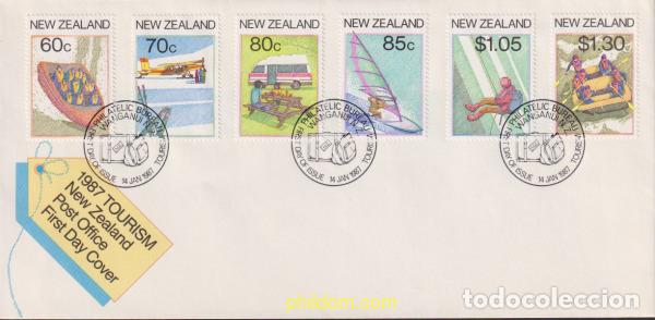 Sellos: 380934 MNH NUEVA ZELANDA 1987 TURISMO