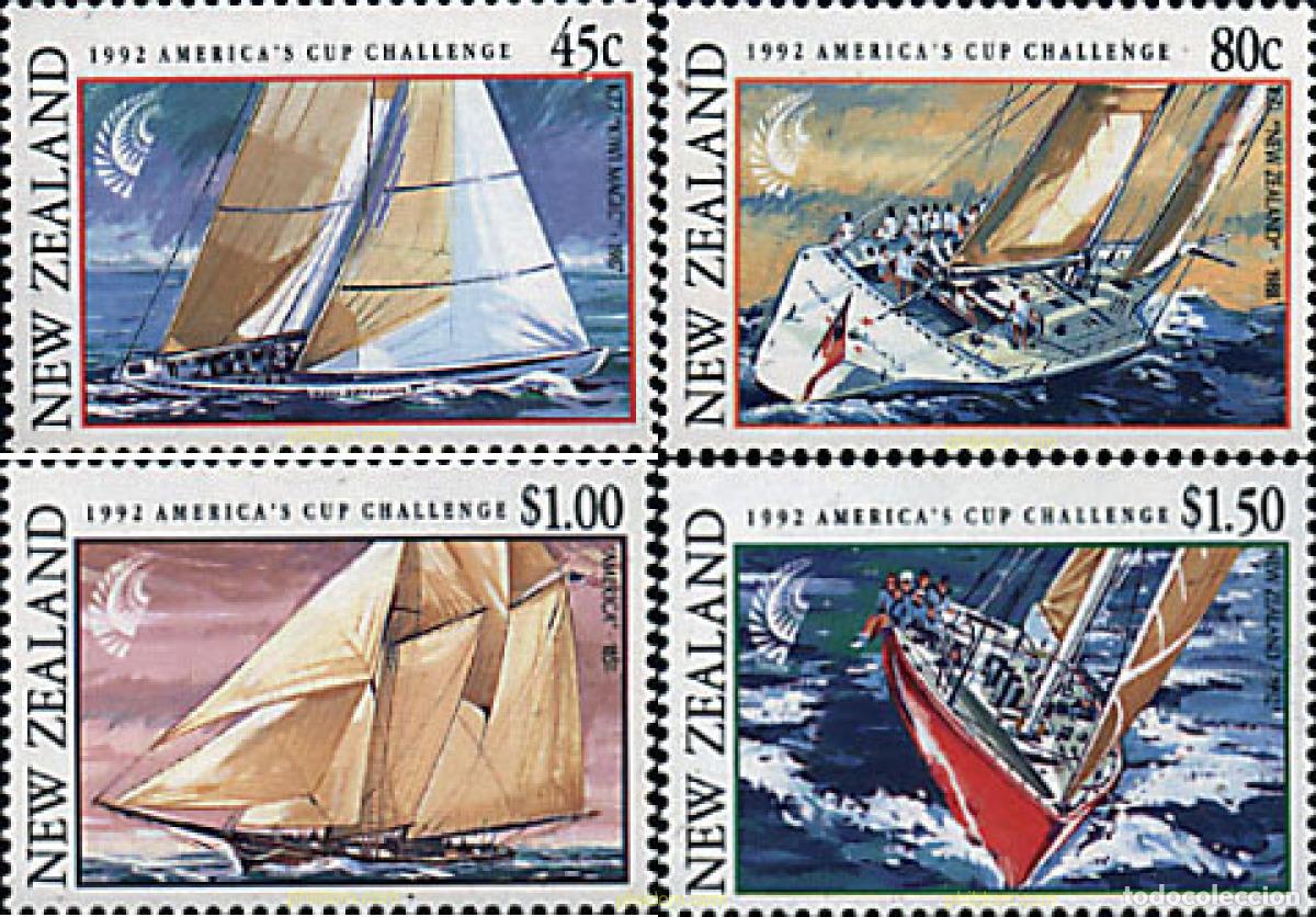 Sellos: 44702 MNH NUEVA ZELANDA 1992 COPA AMERICA