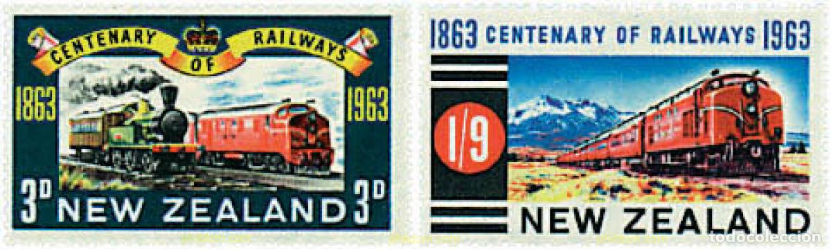 Briefmarken: 71986 MNH NUEVA ZELANDA 1963 CENTENARIO DEL FERROCARRIL