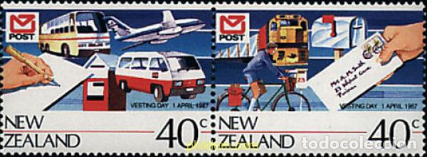 Briefmarken: 6852 MNH NUEVA ZELANDA 1987 DIA DEL CORREO