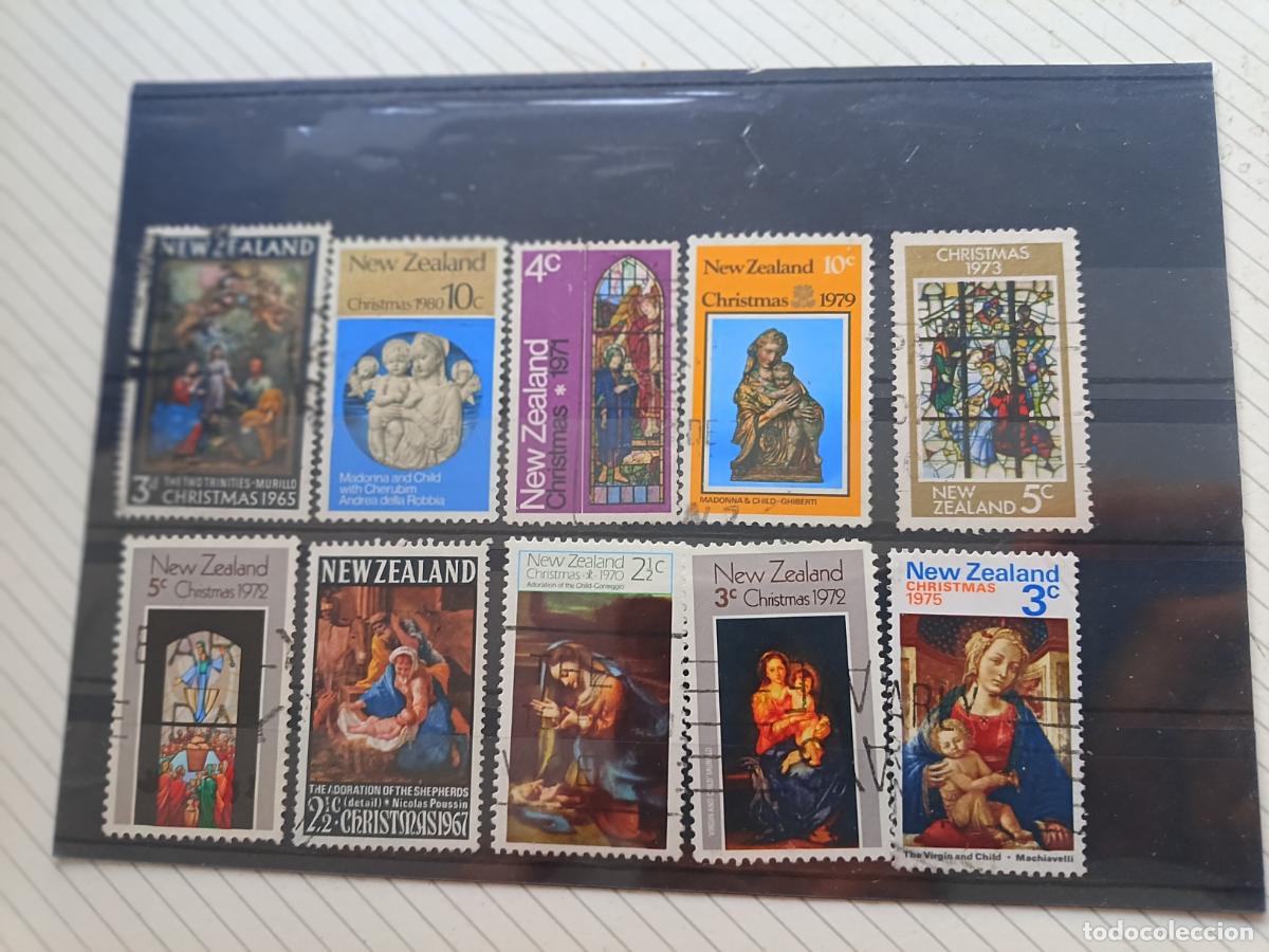 Sellos: Nueva Zelanda. Lote de sellos - Foto 1