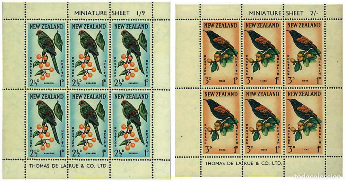 Sellos: 10524 MNH NUEVA ZELANDA 1962 SOBRETASA POR LA SANIDAD Y LA INFANCIA