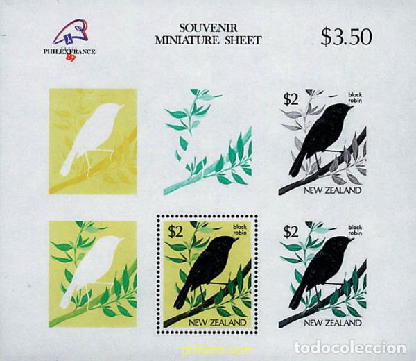 Sellos: 36892 MNH NUEVA ZELANDA 1989 PHILEXFRANCE 89. EXPOSICION FILATELICA