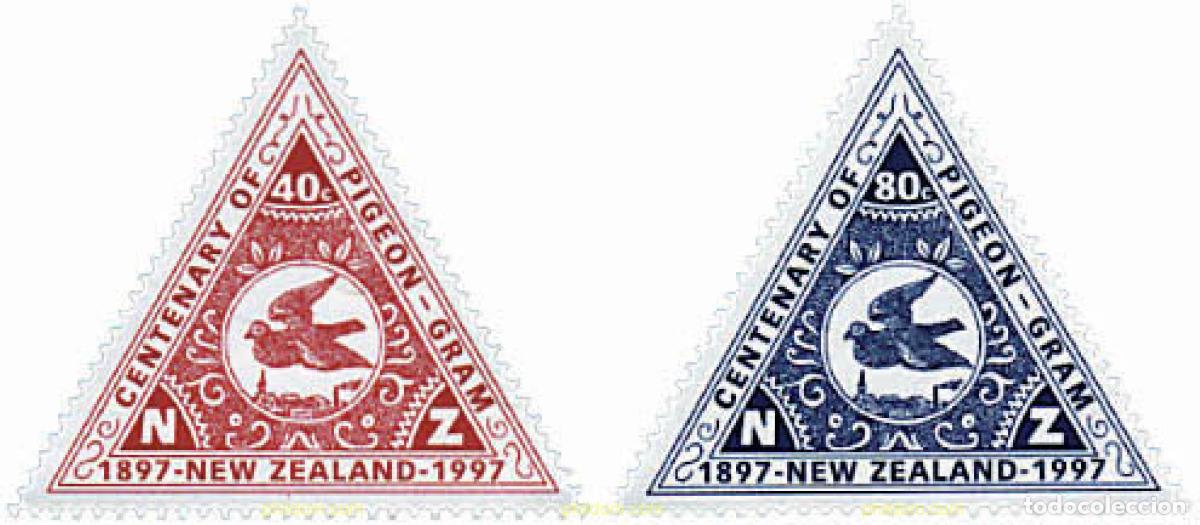Sellos: 54770 MNH NUEVA ZELANDA 1997 CENTENARIO DE LA AGENCIA PIGEON-GRAN