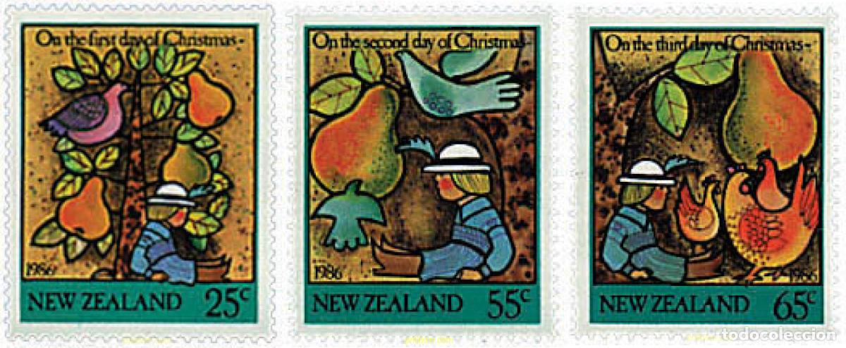 Sellos: 44671 MNH NUEVA ZELANDA 1986 NAVIDAD