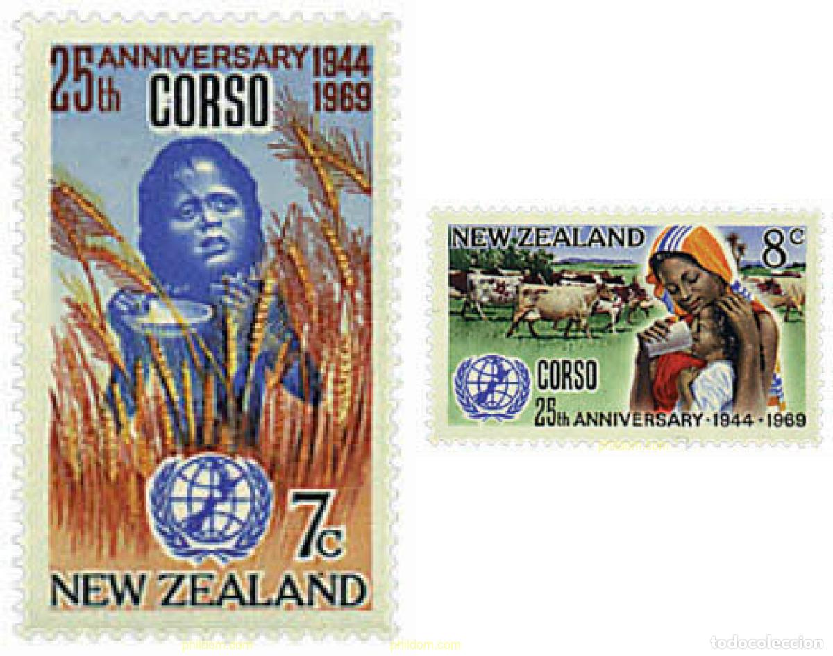 Sellos: 44640 MNH NUEVA ZELANDA 1969 GANADO VACUNO