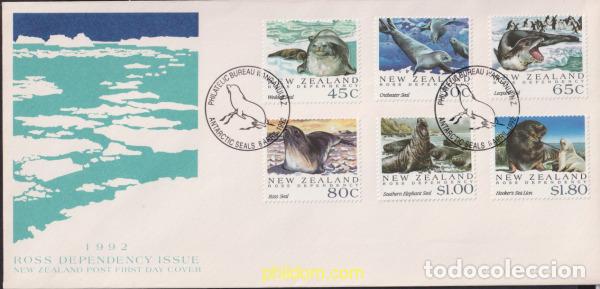 Sellos: 401258 MNH NUEVA ZELANDA 1992 FAUNA MARINA DE LA TIERRA DE ROSS