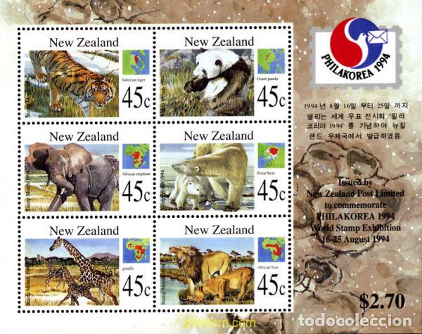 Sellos: 36631 MNH NUEVA ZELANDA 1994 PHILAKOREA 94. EXPOSICION FILATELICA INTERNACIONAL