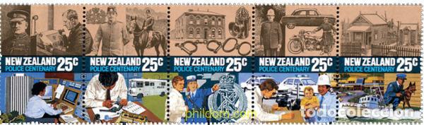 Sellos: 10741 MNH NUEVA ZELANDA 1986 CENTENARIO DE LA POLICIA