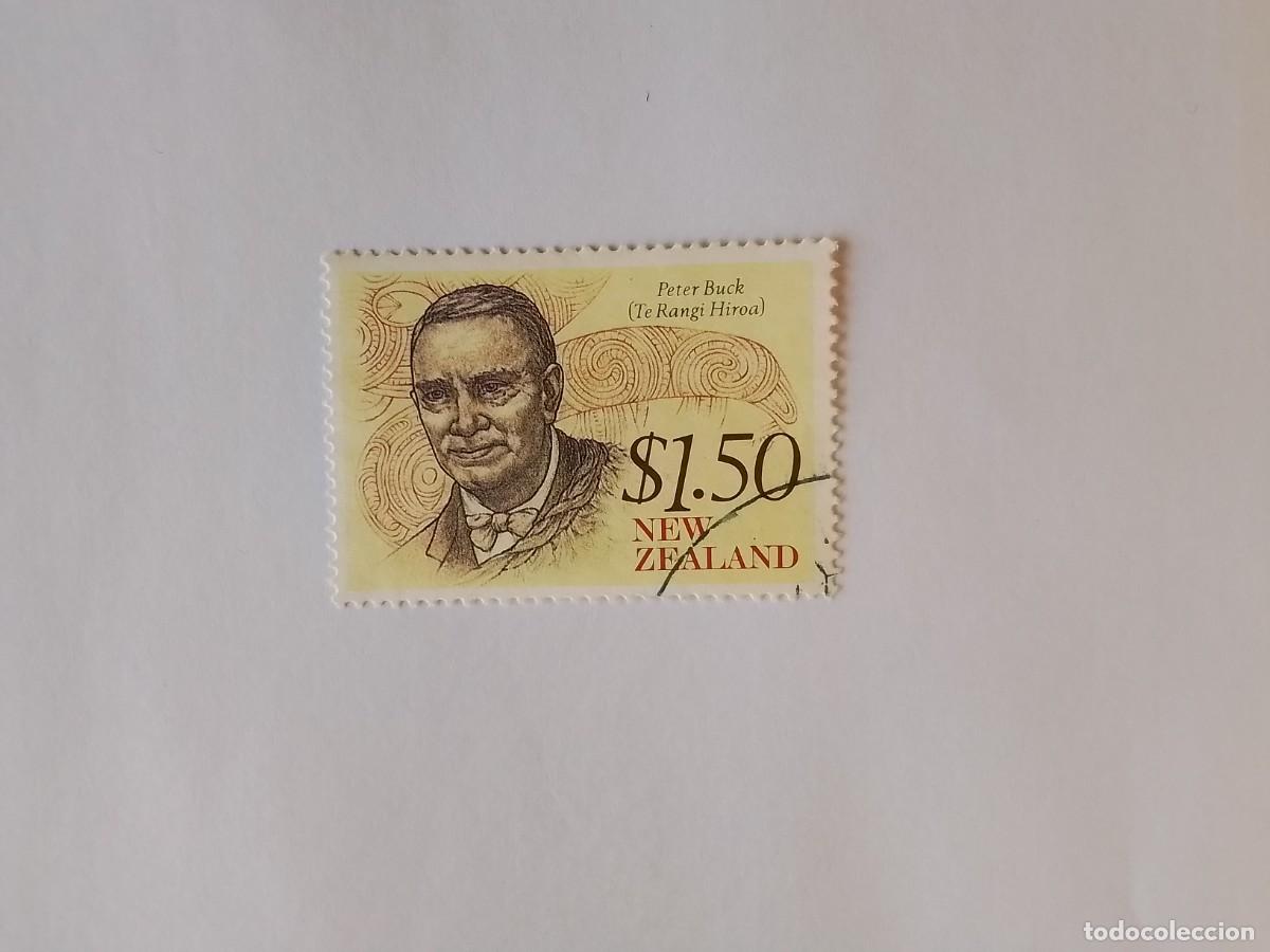 Sellos: A&Ntilde;O 1990 NUEVA ZELANDA SELLO USADO
