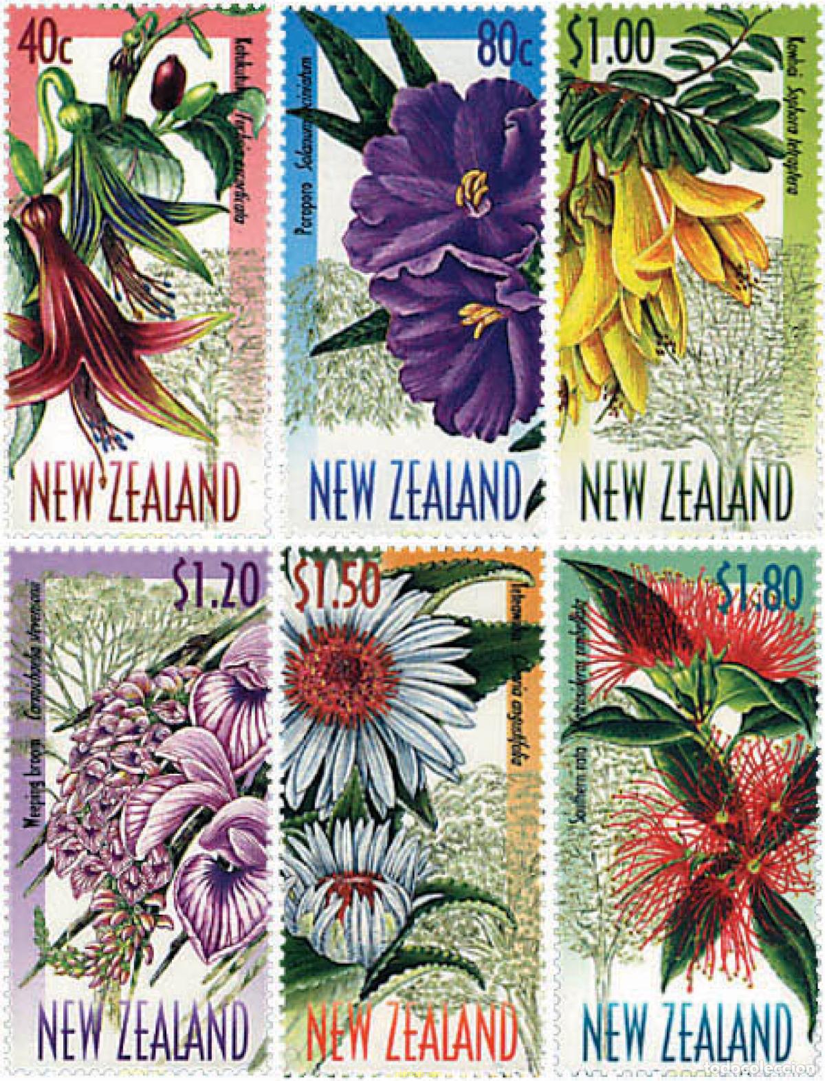 Sellos: 95056 MNH NUEVA ZELANDA 1999 FLORES DE ARBOLES AUTOCTONOS