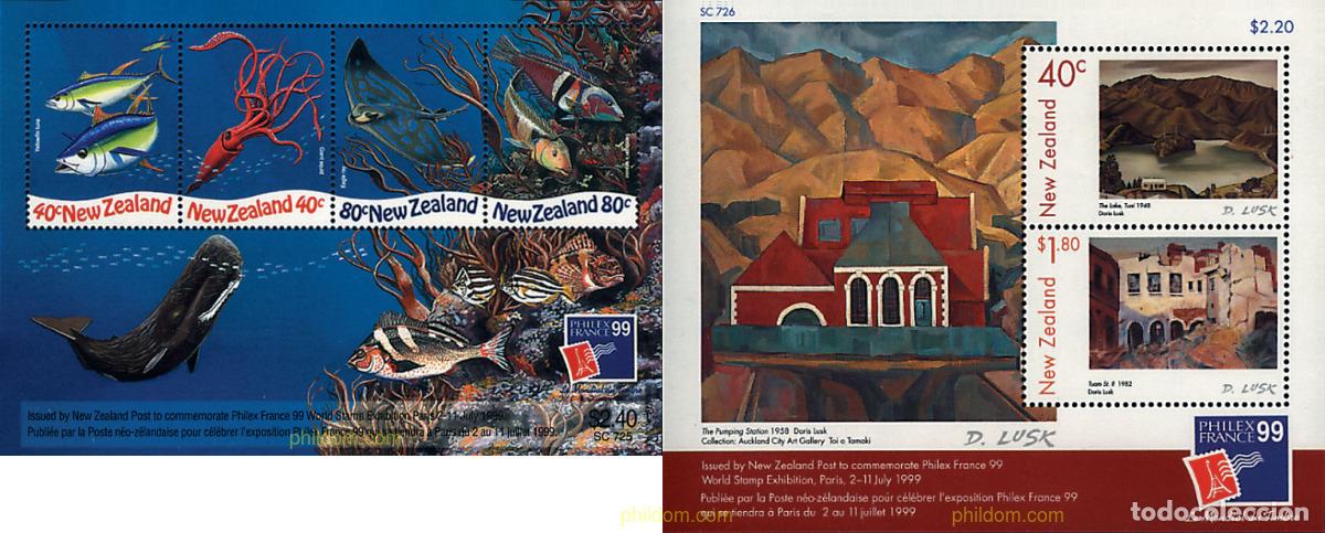 Sellos: 44746 MNH NUEVA ZELANDA 1999 PHILEXFRANCE 99. EXPOSICION FILATELICA INTERNACIONAL EN PARIS