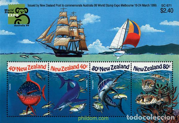 Sellos: 349439 MNH NUEVA ZELANDA 1999 AUSTRALIA 99. EXPOSICION FILATELICA INTERNACIONAL
