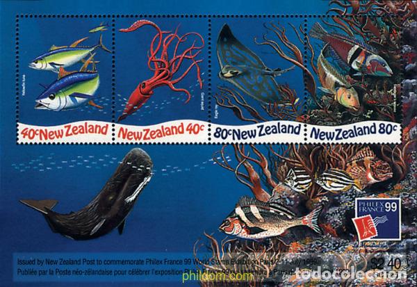 Sellos: 349440 MNH NUEVA ZELANDA 1999 PHILEXFRANCE 99. EXPOSICION FILATELICA INTERNACIONAL EN PARIS