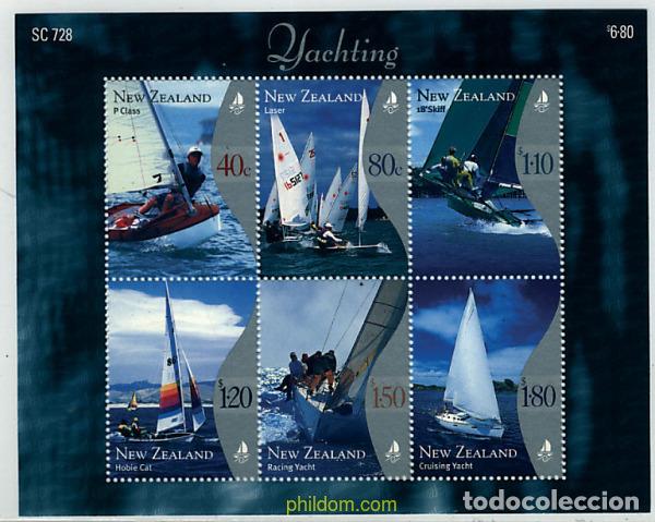Sellos: 349442 MNH NUEVA ZELANDA 1999 LA NAVEGACION DE PLACER