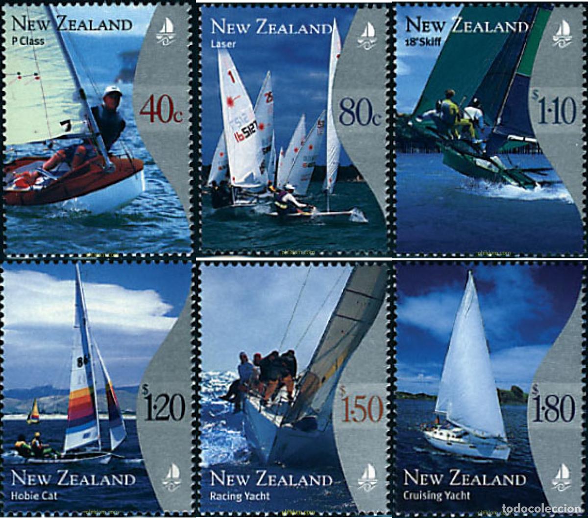 Sellos: 41202 MNH NUEVA ZELANDA 1999 LA NAVEGACION DE PLACER