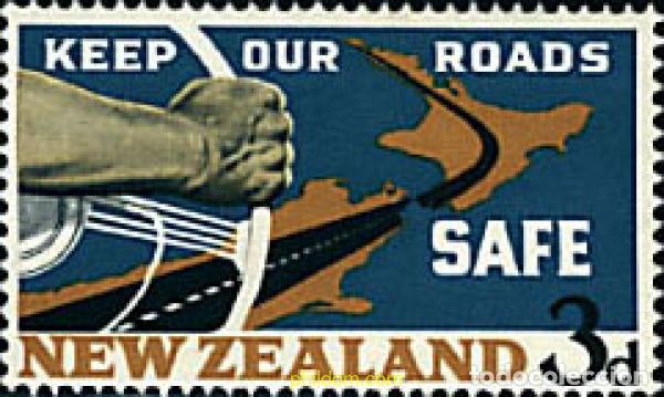 Sellos: 45430 MNH NUEVA ZELANDA 1964 SEGURIDAD VIAL