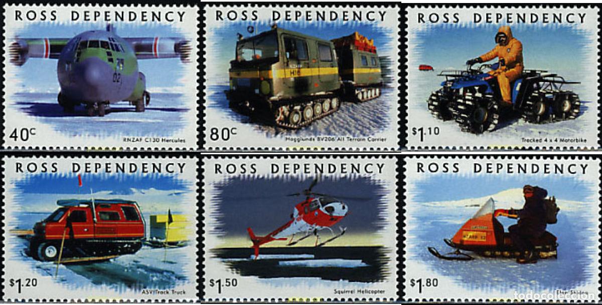 Sellos: 52494 MNH NUEVA ZELANDA. Dependencia Ross 2000 MEDIOS DE TRANSPORTE EN ROSS