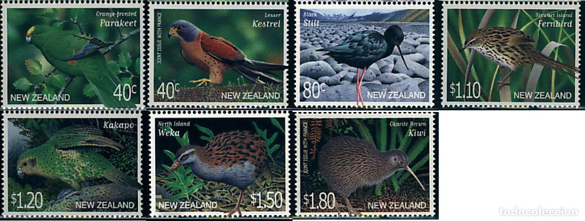 Sellos: 55581 MNH NUEVA ZELANDA 2000 FAUNA