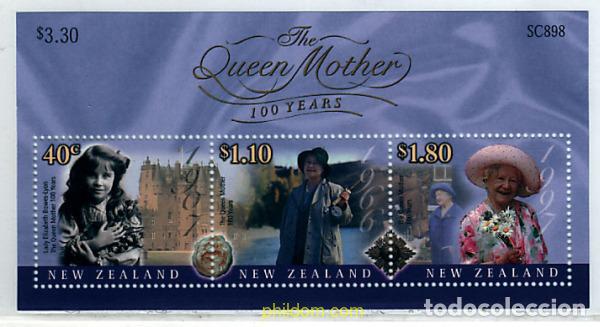 Briefmarken: 95062 MNH NUEVA ZELANDA 2000 CENTENARIO DE LA REINA MADRE