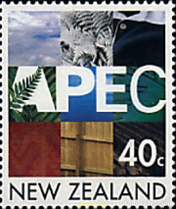 Sellos: 60291 MNH NUEVA ZELANDA 1999 10 ANIVERSARIO DE LA COOPERACION REGIONAL ASIA SUR