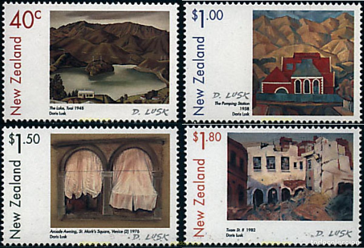 Sellos: 60294 MNH NUEVA ZELANDA 1999 PINTURAS DE DORIS LUSK