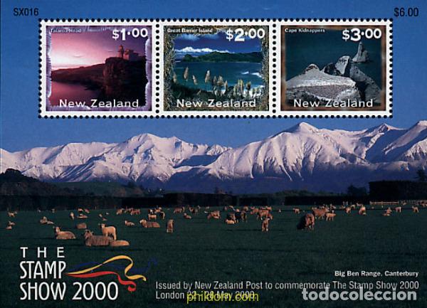 Sellos: 69319 MNH NUEVA ZELANDA 2000 THE STAMP SHOW 2000. EXPOSICION FILATELICA INTERNACIONAL