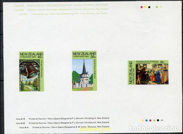 Sellos: 220310 MNH NUEVA ZELANDA 1984 NAVIDAD