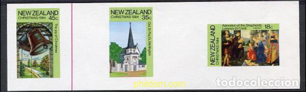 Sellos: 220311 MNH NUEVA ZELANDA 1984 NAVIDAD