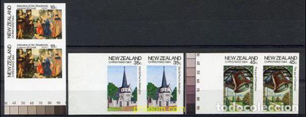 Sellos: 220314 MNH NUEVA ZELANDA 1984 NAVIDAD