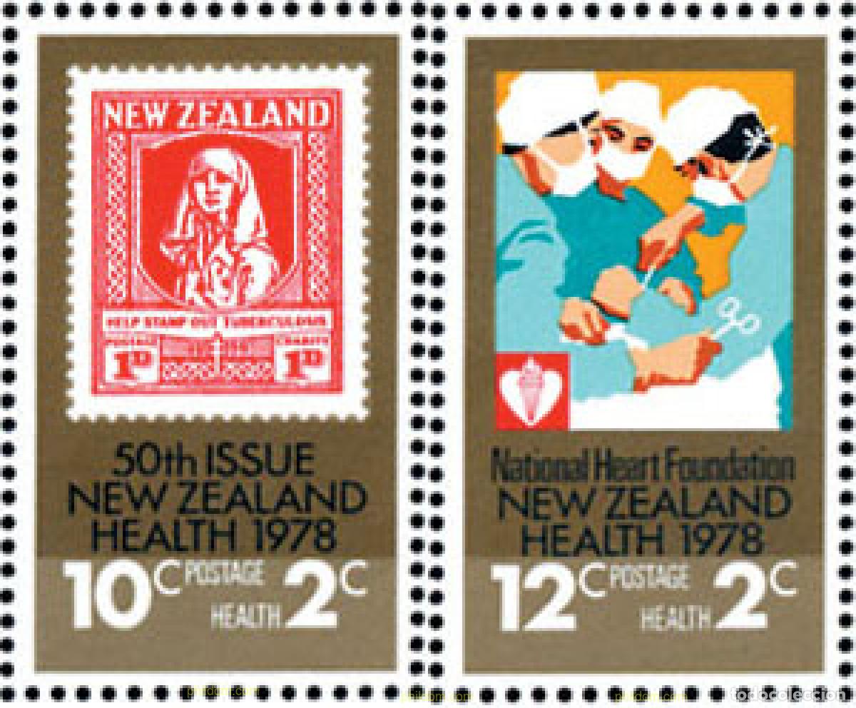 Sellos: 162288 MNH NUEVA ZELANDA 1978 PRO SALUD DE LA INFANCIA